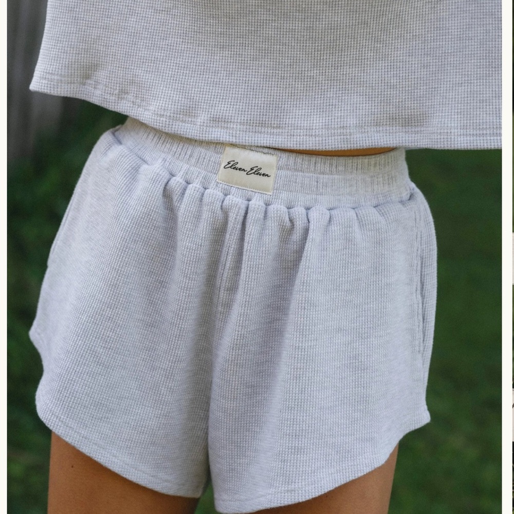 Eleven eleven waffle shorts
